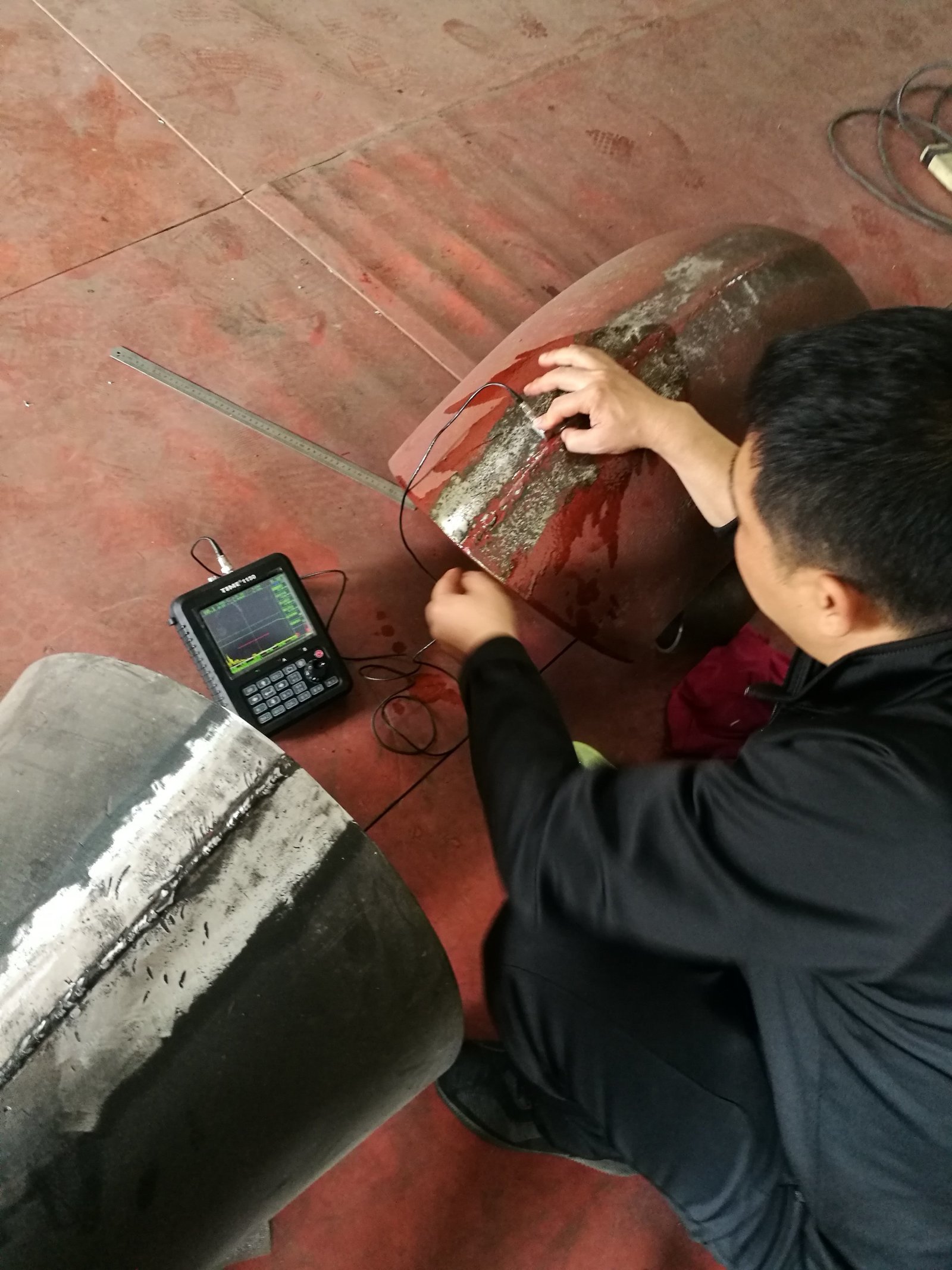 Flaw detection of welding