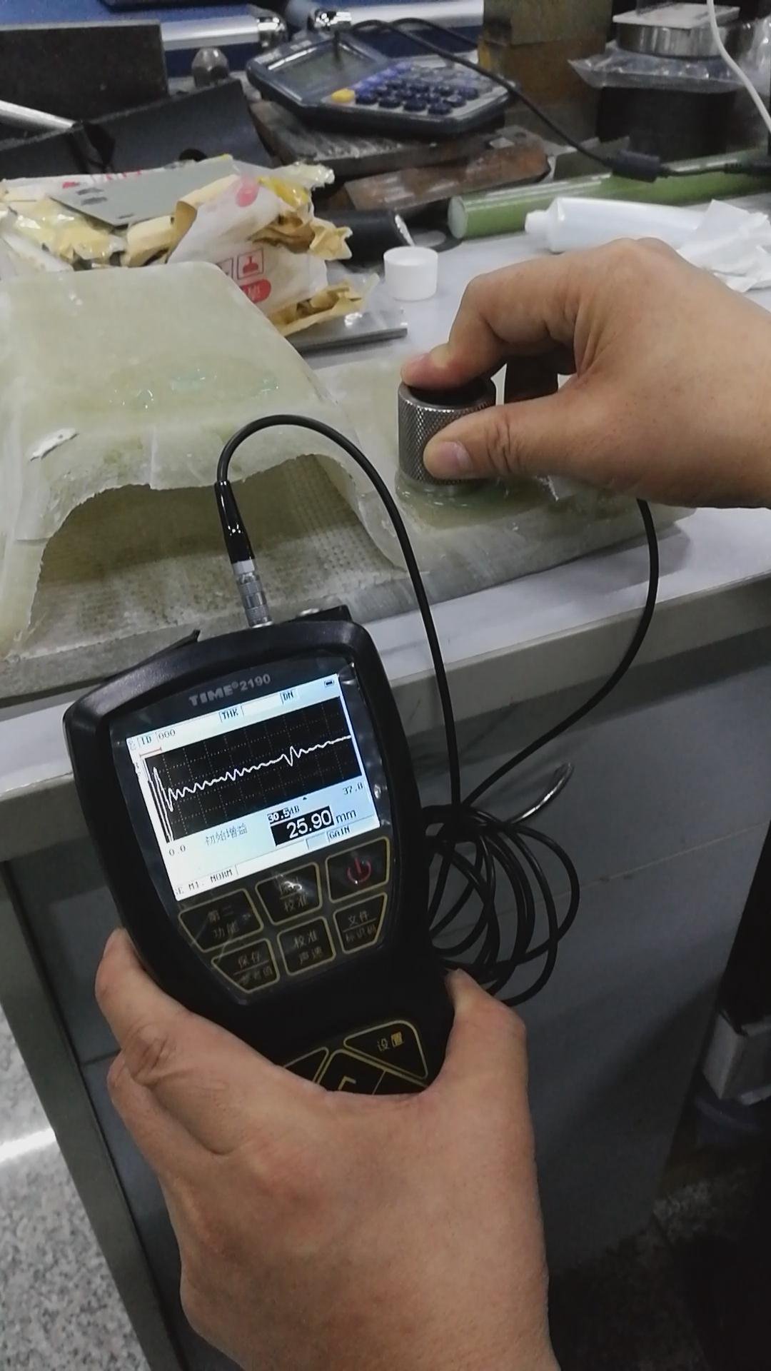 Alat ukur ketebalan FRP, produsen dan pemasok alat ukur ketebalan ultrasonik, penyimpanan multi kanal.