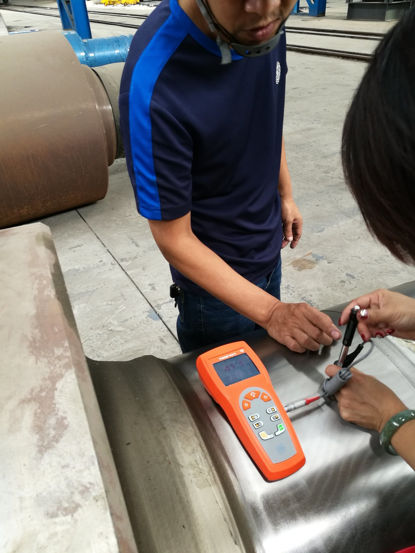 TIME5310 measuring hardness of mill rolls